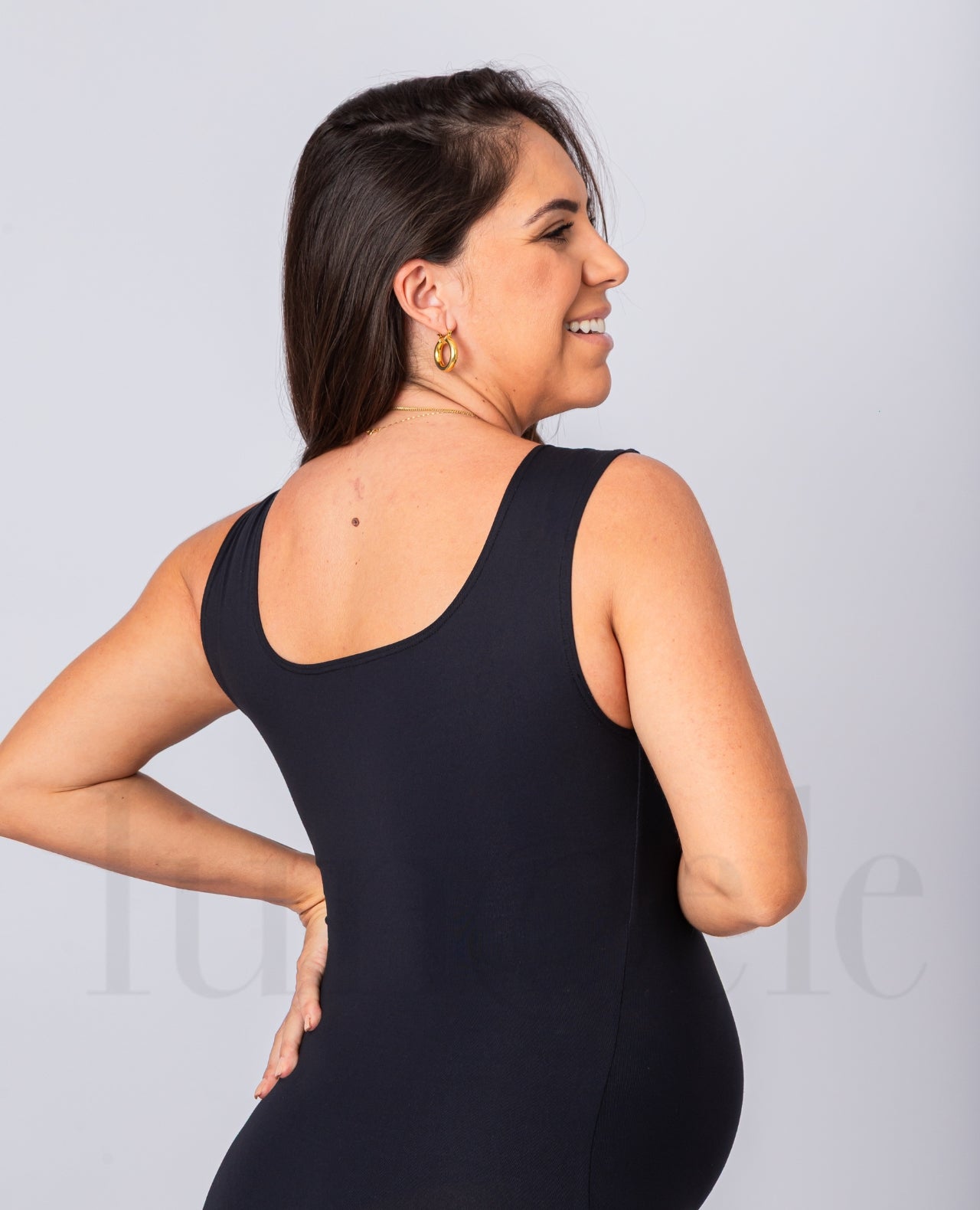 Seamless Maternity Bodysuit
