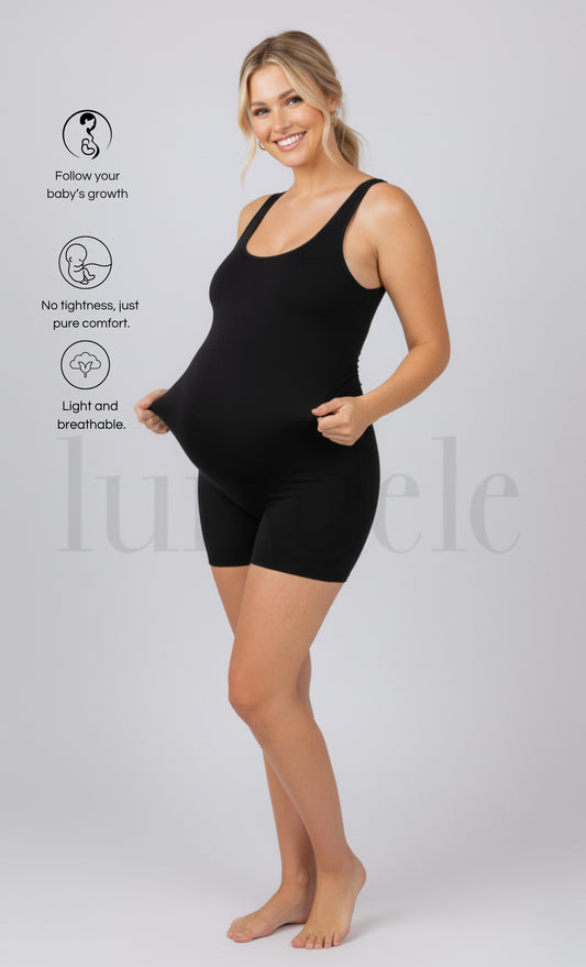 Seamless Maternity Bodysuit