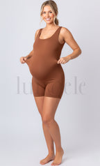 Seamless Maternity Bodysuit