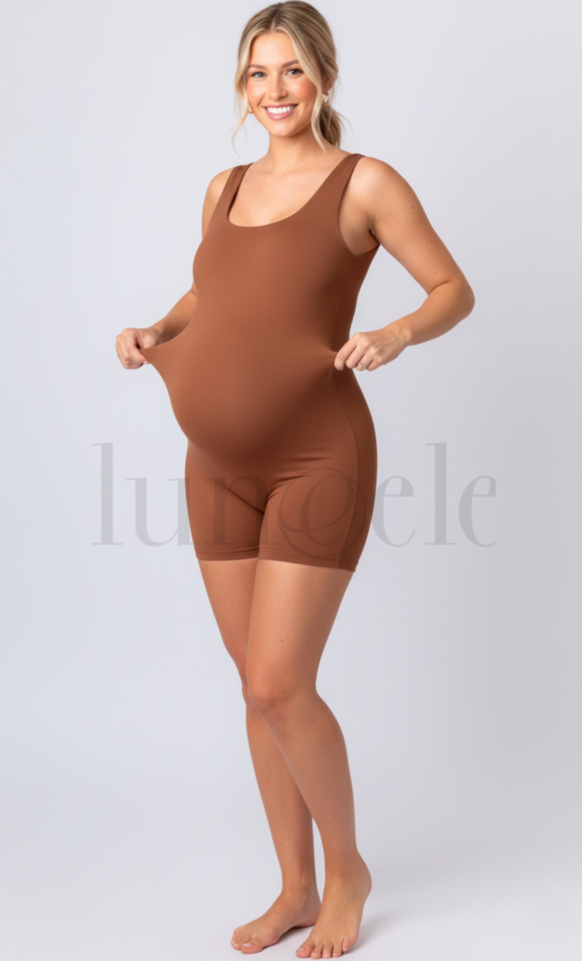 Seamless Maternity Bodysuit