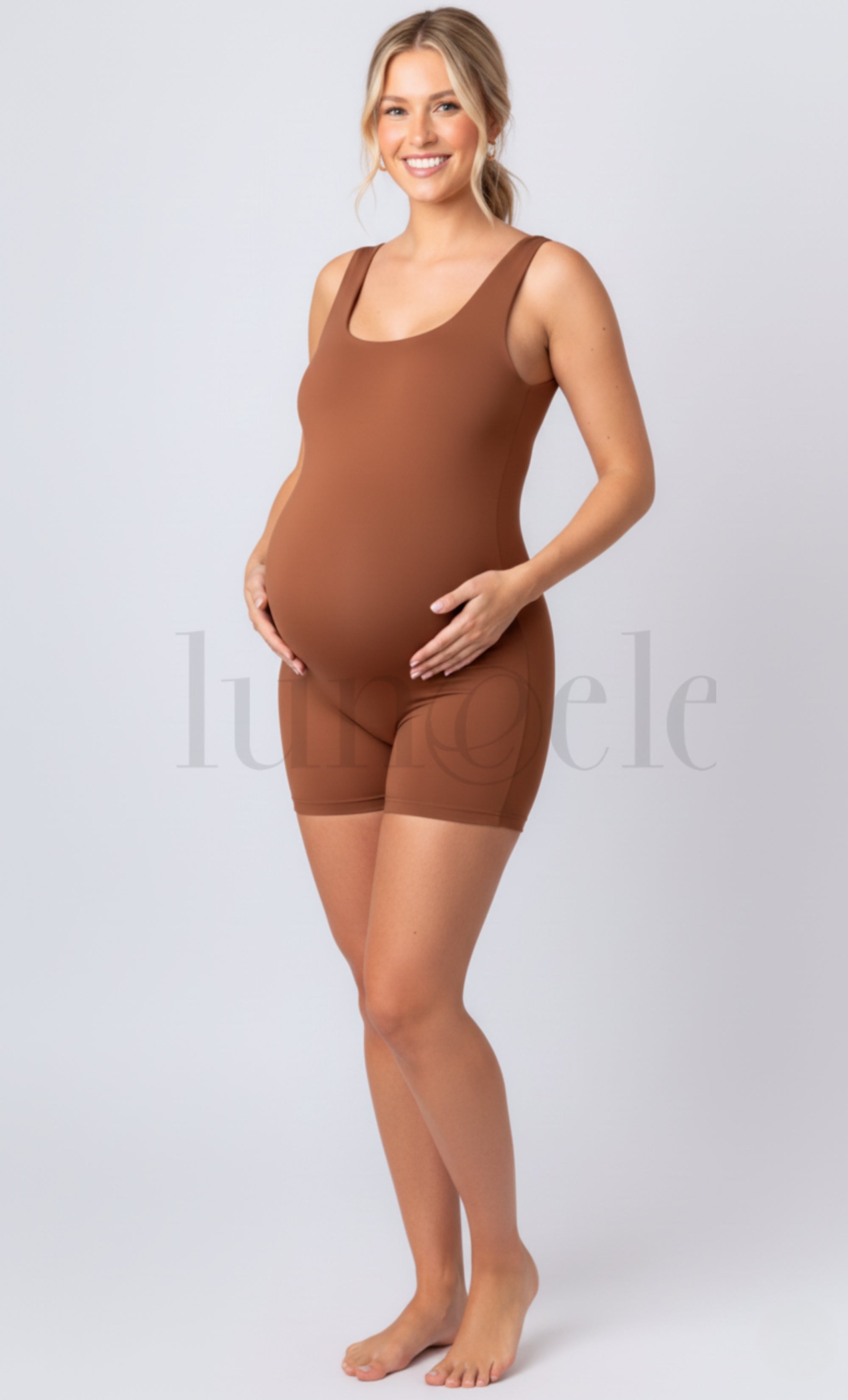 Seamless Maternity Bodysuit