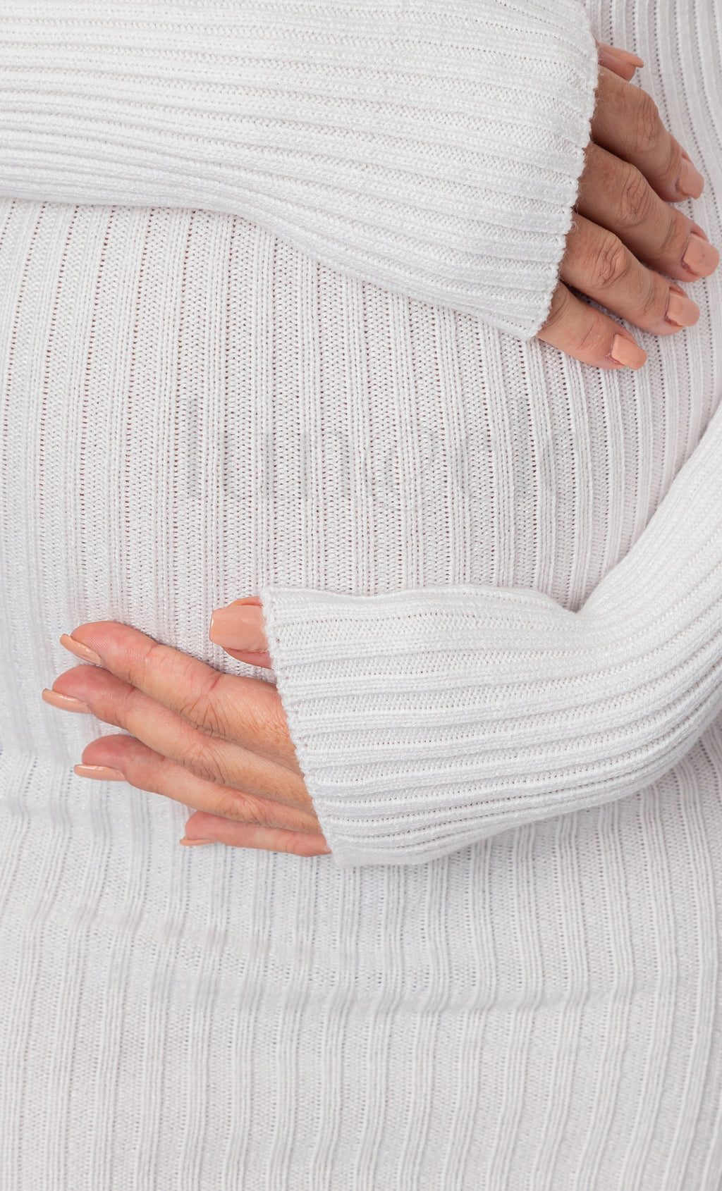 Ribbed Maternity Dress
