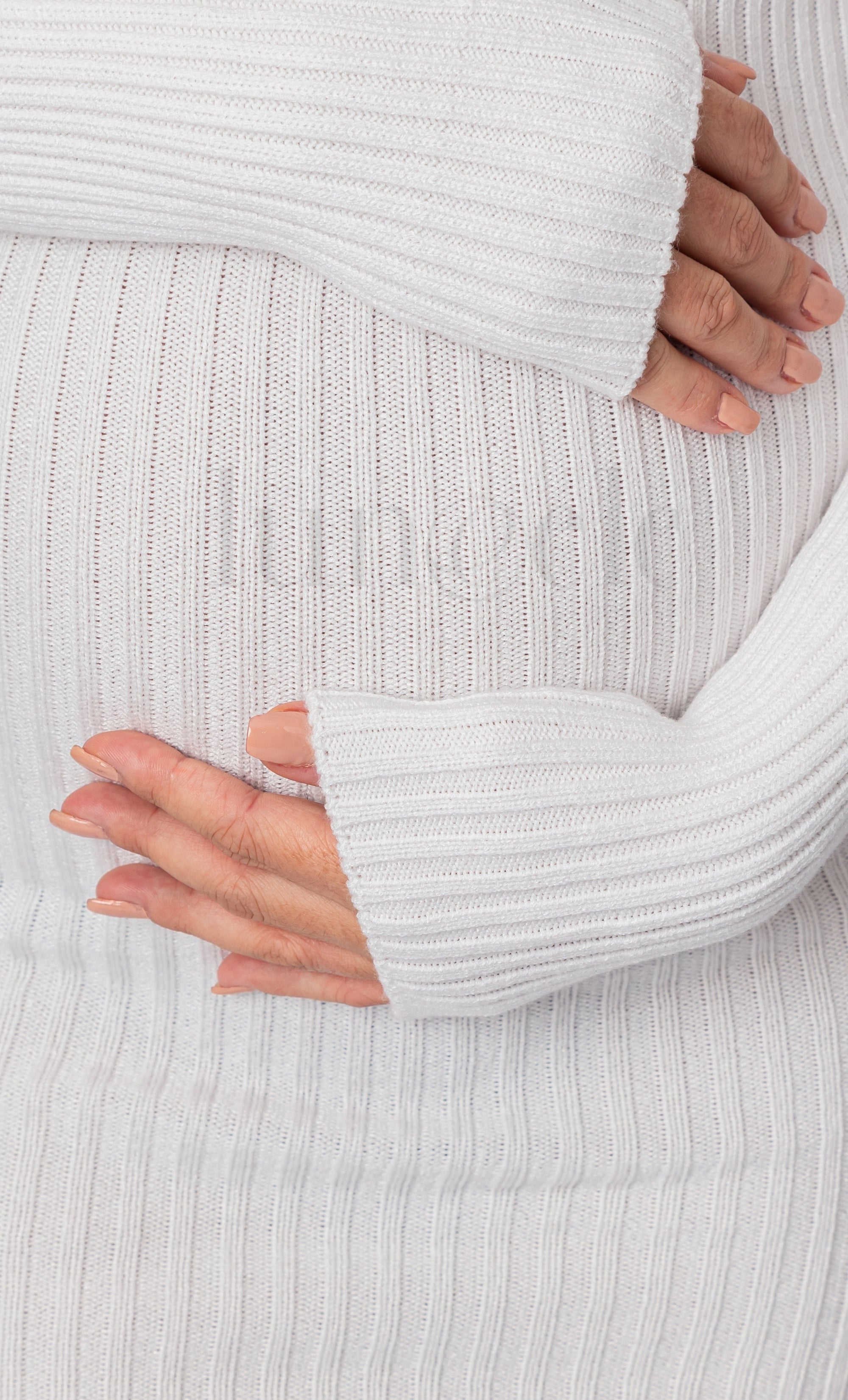 Ribbed Maternity Dress