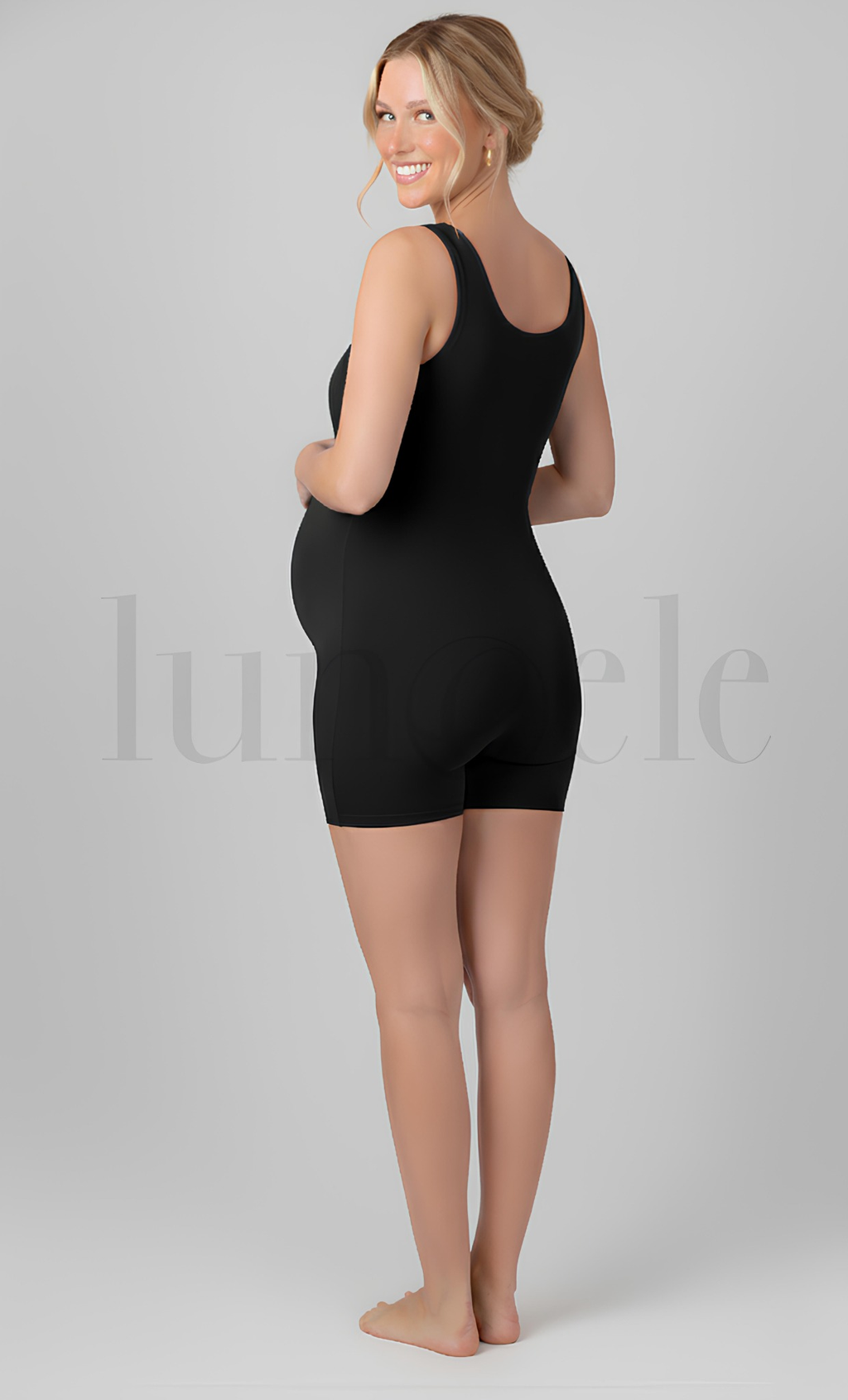 Seamless Maternity Bodysuit